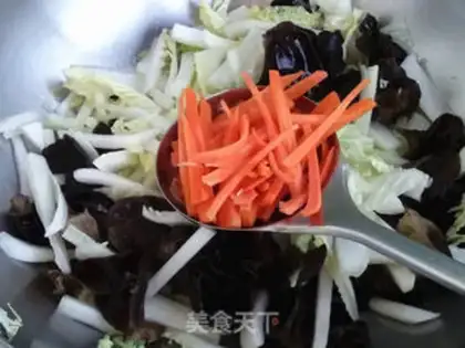 Make Black-muck cabbage step 3