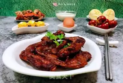Make Spicy duck wings step 14