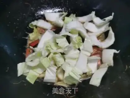 Make Shrimp cabbage step 3