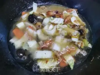 Make Shrimp cabbage step 5
