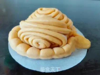 Make Pumpkin heart roll step 6