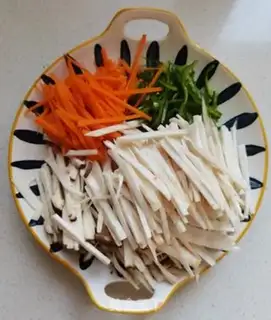 Make Fish apricot mushroom step 1