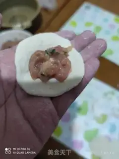 Make Dragonfish pork dumplings step 12