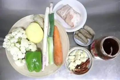 Make Hot pot step 0