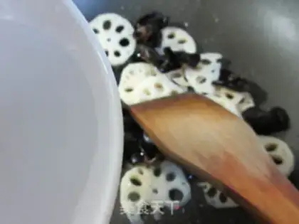 Make Blackwood, black-eared intestines step 4