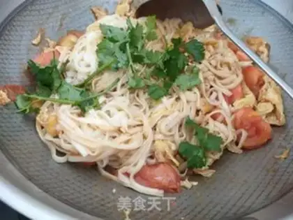 Make Tomato egg noodles step 11