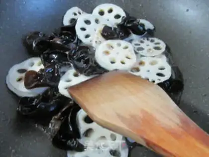 Make Blackwood, black-eared intestines step 5