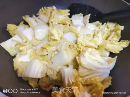 Make Steamed cabbage step 2