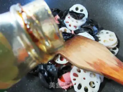 Make Blackwood, black-eared intestines step 8
