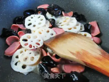 Make Blackwood, black-eared intestines step 9