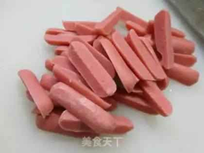 Make Seafood mushrooms, sausage, celery step 1