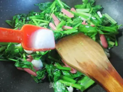 Make Seafood mushrooms, sausage, celery step 4