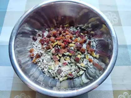 Make Air-cooked cereal cookies step 1