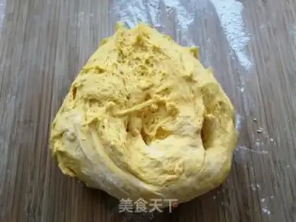 Make Red sugar pumpkin buns step 2