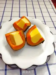 Make Pumpkin steamed eggs step 8