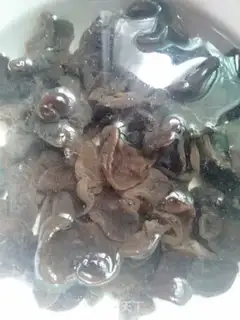 Make A dry pot of tea and mushrooms step 0