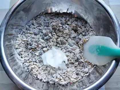 Make Air-cooked cereal cookies step 3