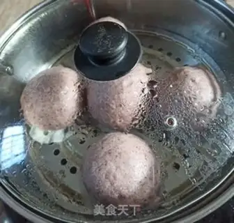 Make Purple rice buns step 7