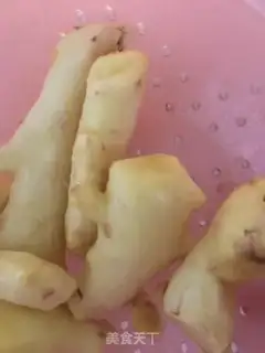 Make Ginger date, black sugar step 1