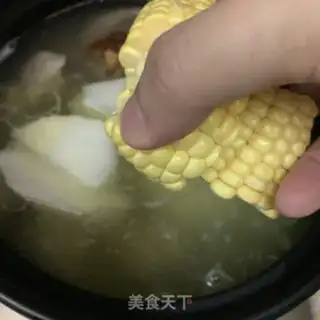 Make ♪ Black radish corn lamb soup ♪ step 10