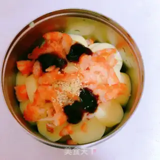 Make Shrimp dry tofu step 5