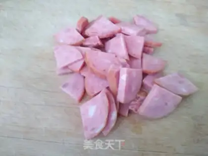 Make Ham and radish step 0