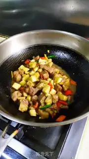 Make Fry beef pellets step 7