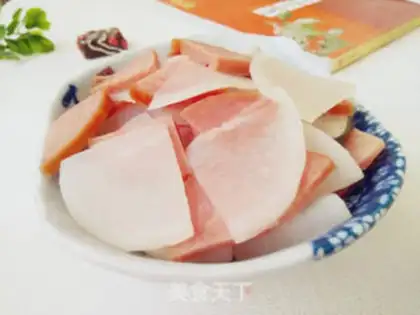 Make Ham and radish step 6