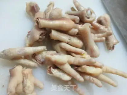 Make Pork ears, chicken claws step 2