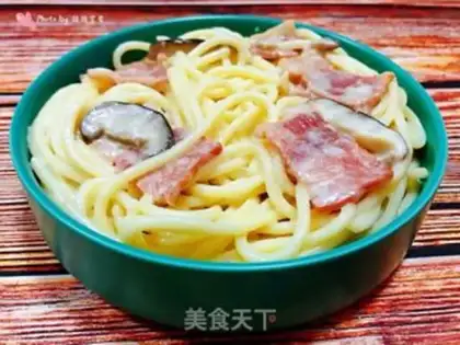 Make Puffy bacon pasta step 9