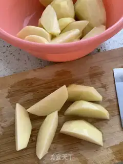 Make Spicy baked fries step 0