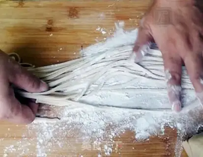 Make Homemade barley noodles step 5