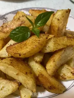 Make Spicy baked fries step 6