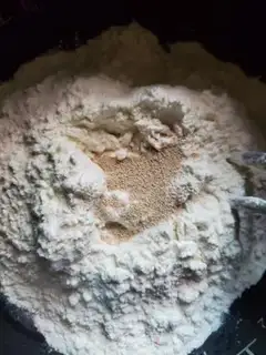 Make Pumpkin sesame latte step 1