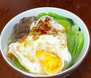 Make ♪ Little green bouquet with egg beef noodles ♪ step 8