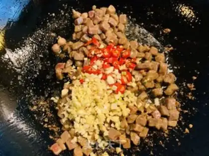 Make Pyramid veal bubbly step 5