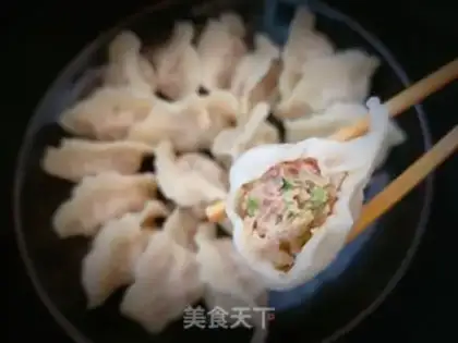 Make Roach pork dumplings step 0