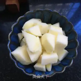 Make Dry yogurt and apple step 2