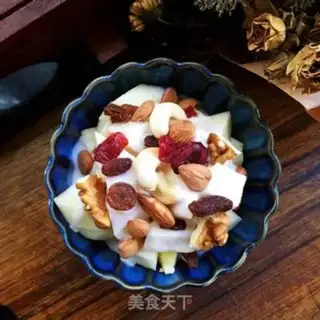 Make Dry yogurt and apple step 5