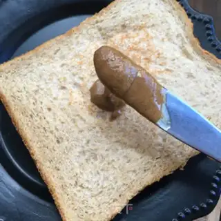 Make Sesame sauce, egg toast step 6