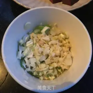 Make Garlic chicken blood step 3
