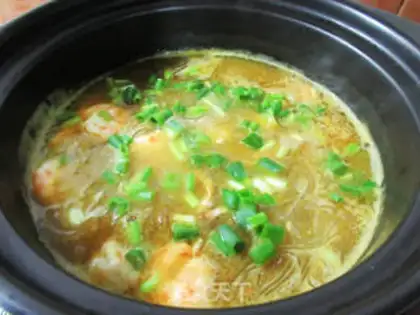 Make Curry shrimp fans step 12