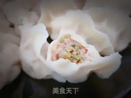 Make Roach pork dumplings step 16