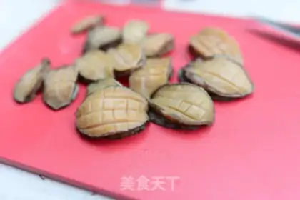 Make Abalone red meat step 1