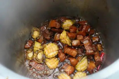 Make Abalone red meat step 10