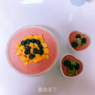 Make ♪ Oatmeal and cherry mango mousse ♪ step 14