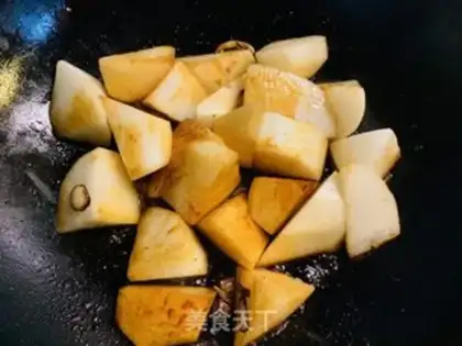 Make Pyramid mushrooms burn carrots step 2