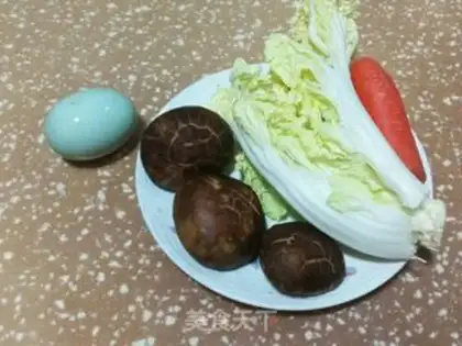 Make Soup of mushrooms and omelet step 0