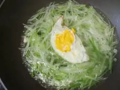 Make ♪ Rop and egg and soup ♪ step 8