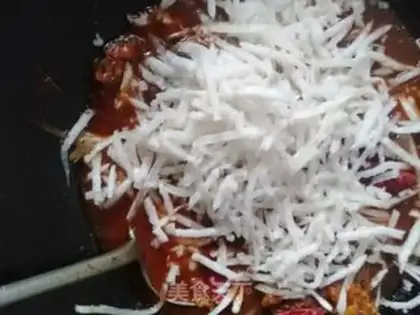 Make The little yellowfish with bean petal sauce step 10